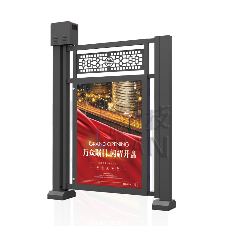 为什么广告商会选择使用小区人行广告门打广告呢?